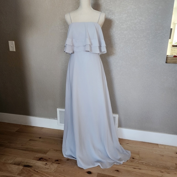 Sorrell Vita Bridesmaid dress color light grey Size 10 New - Picture 1 of 9